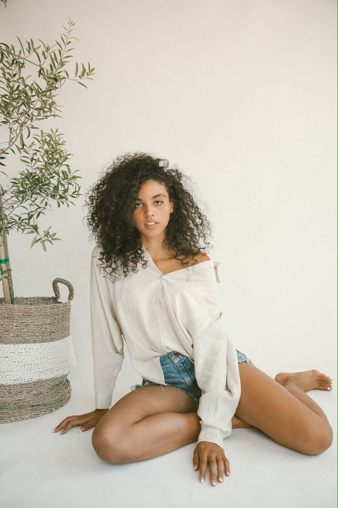 Ivory Button Down Shirt