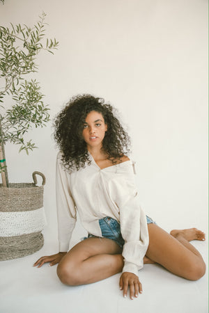 Ivory Button Down Shirt
